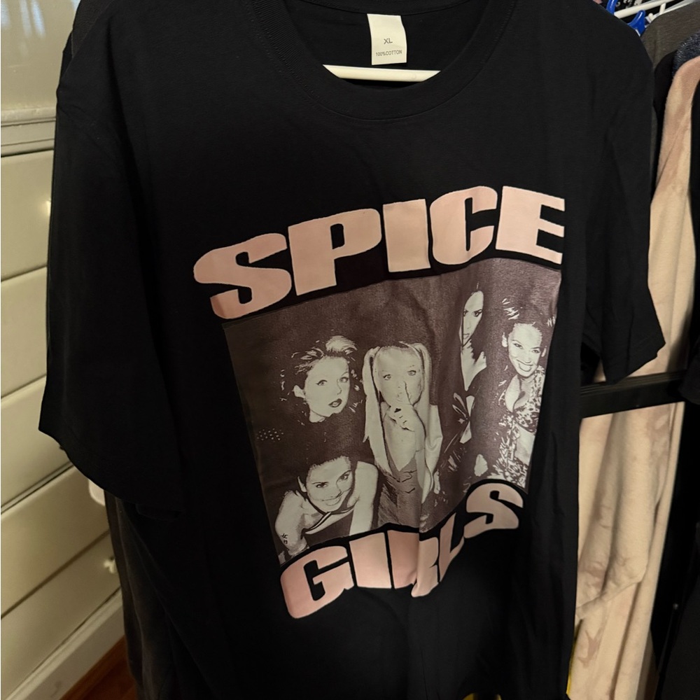 SOLD. Spice Girls Black Graphic T-Shirt